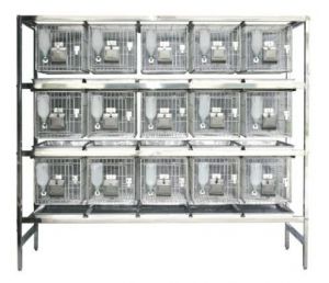 RS-12不锈钢干养式实验兔笼